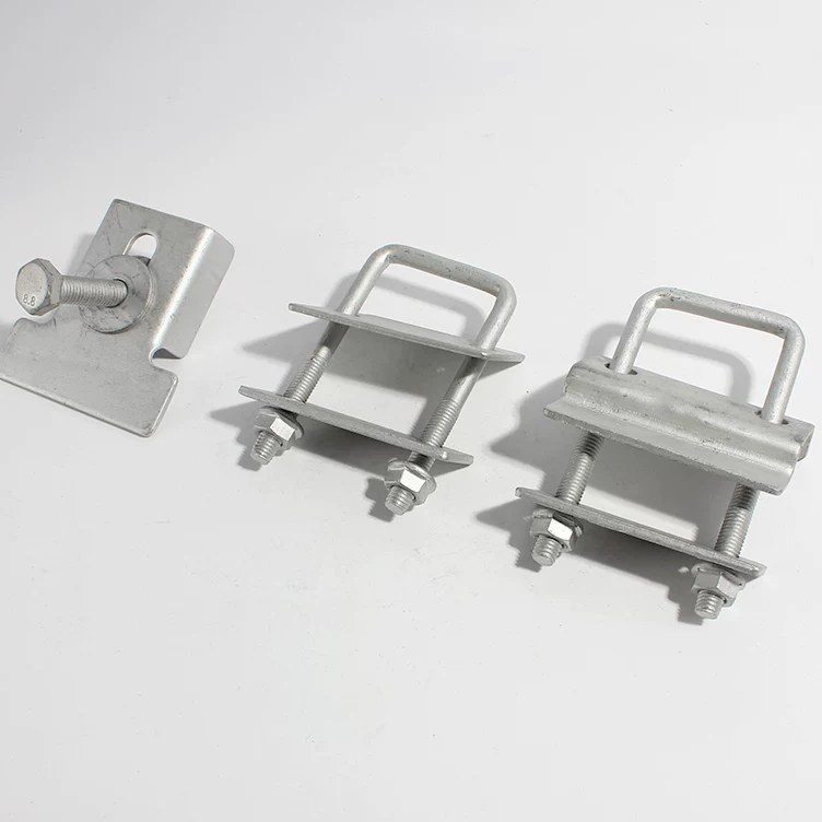 Waterproof pressure plate with U-bolt for metal roofs